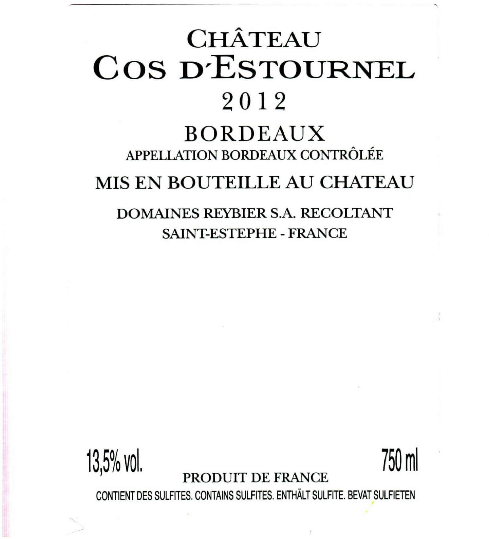 Château D'estournel