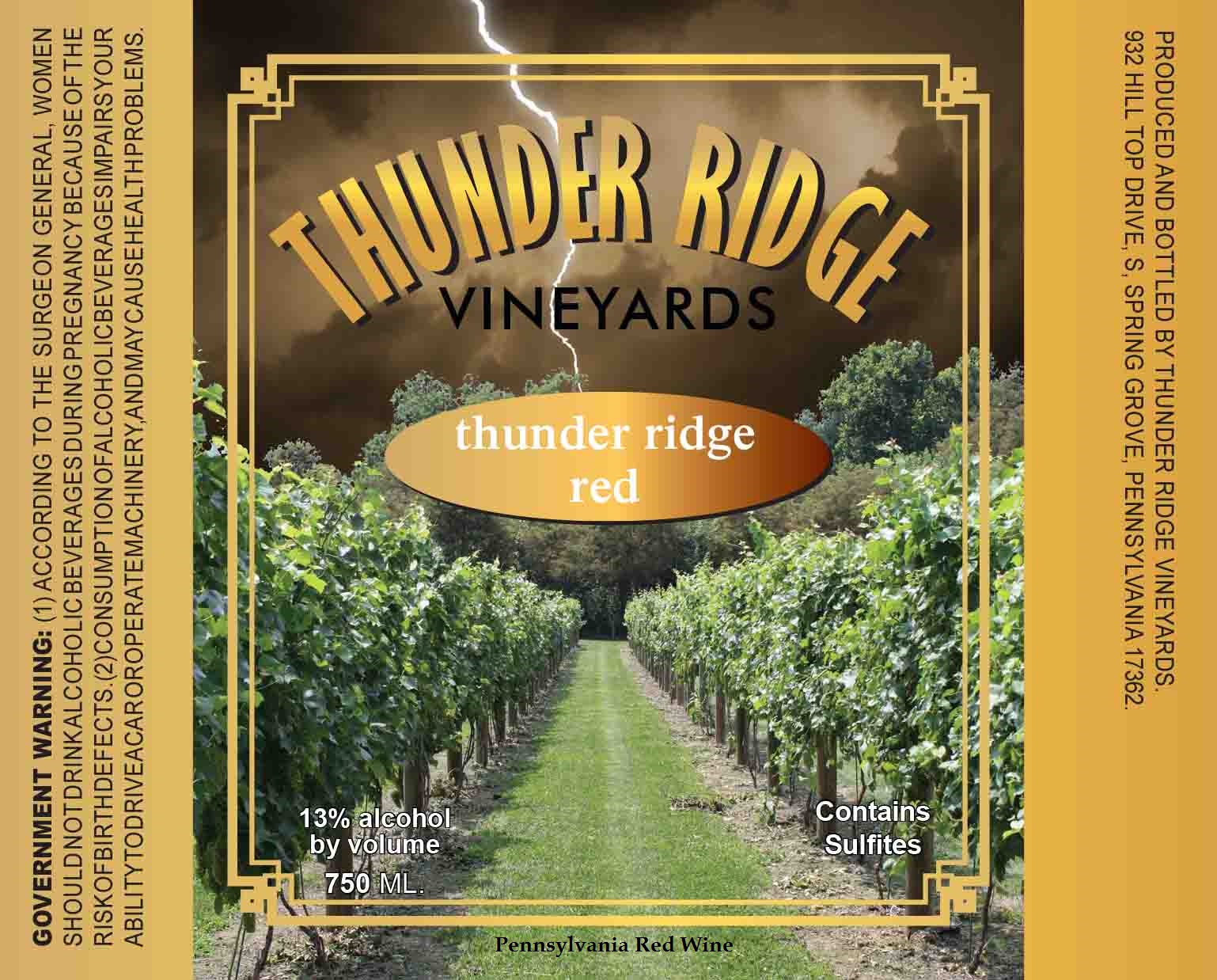 Thunder Ridge Red