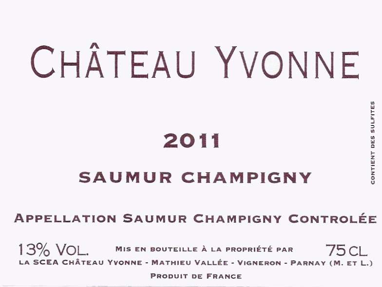 Château Yvonne Saumur Champigny