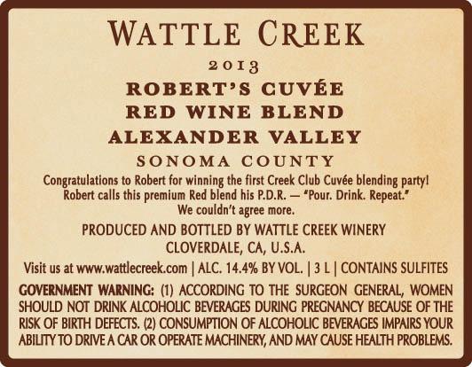 Robert's Cuvee