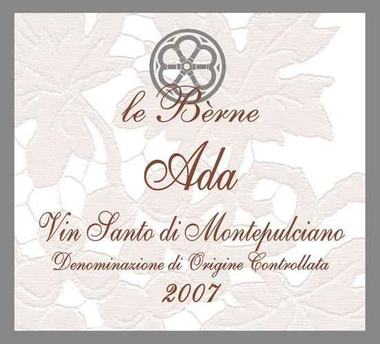 Le Berne Vin Santo Di Montepulciano