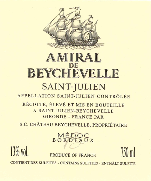 L'amiral De Beychevelle