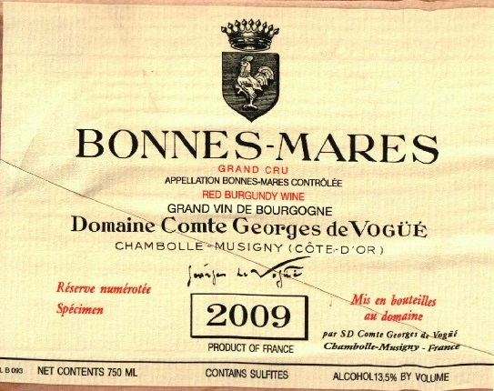 Bonnes - Mares Grand Cru