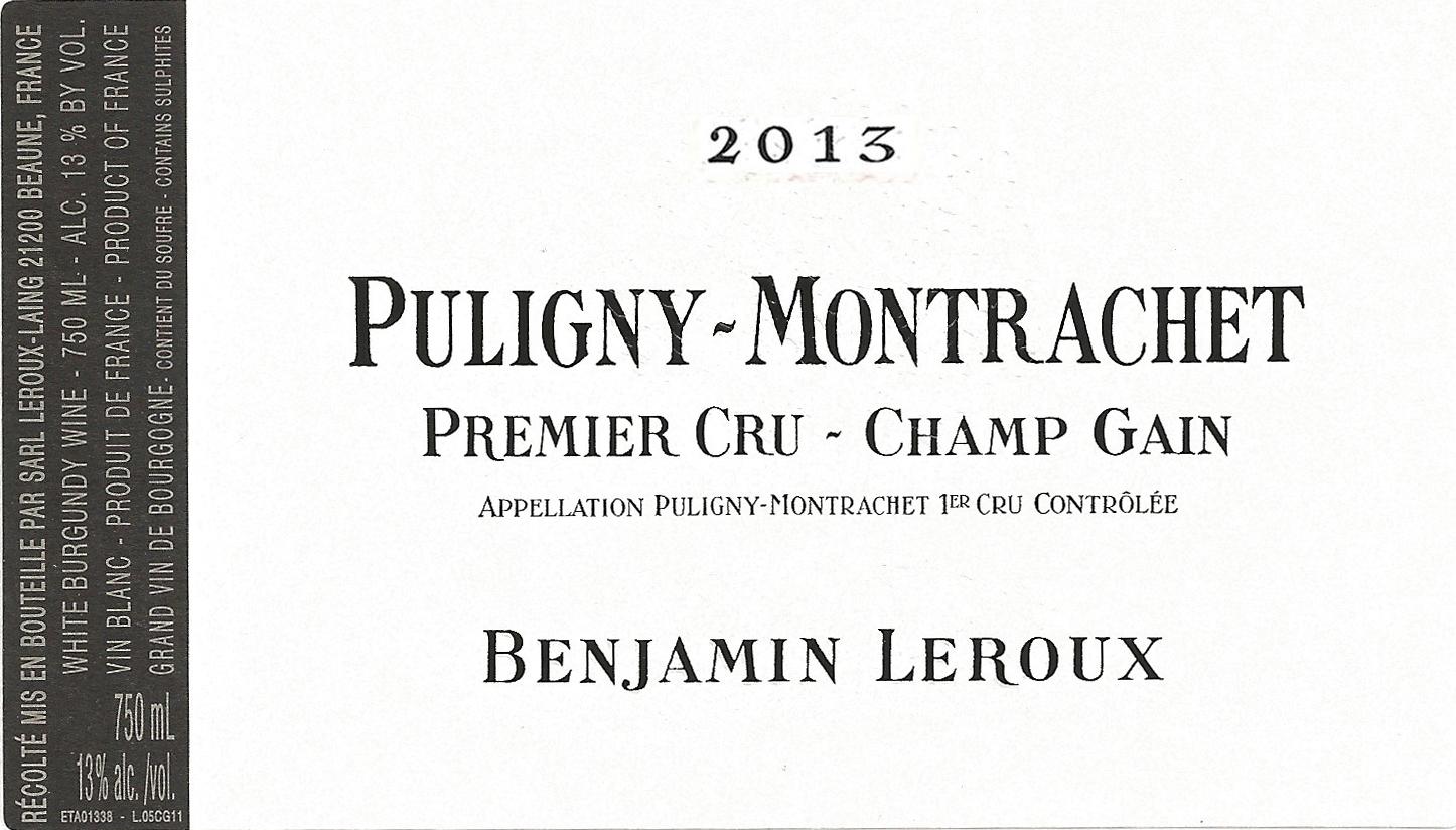 Premier Cru - Champ Gain