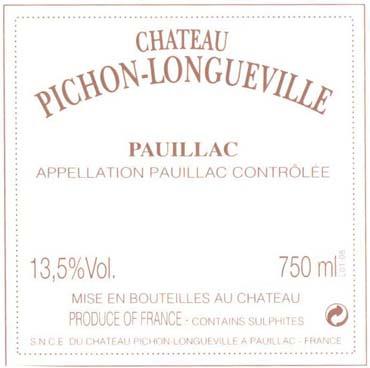 Pichon - Longueville Pauillac