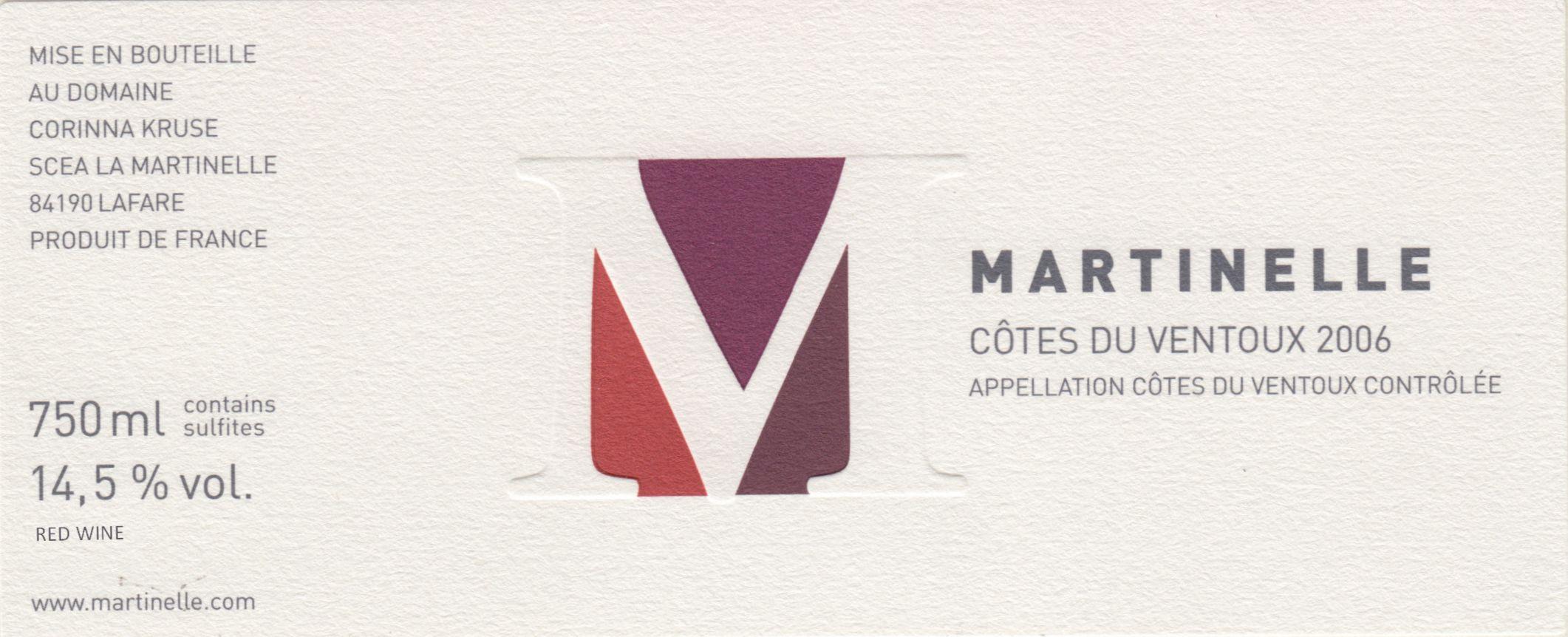 Martinelle Côtes Du Ventoux