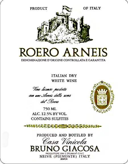 Roero Arneis