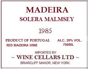 Solera Malmsey