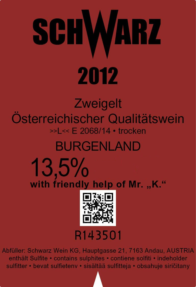 Zweigelt Burgenland Red Dry Wine