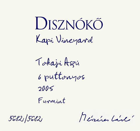 Tokaji Aszú 6 Puttonyos