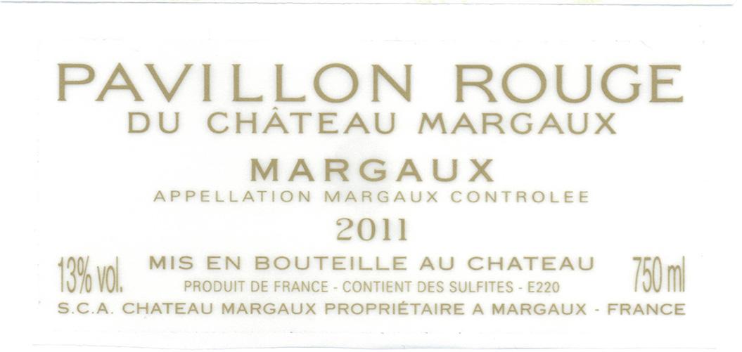 Pavillon Rouge Du Chateau Margaux