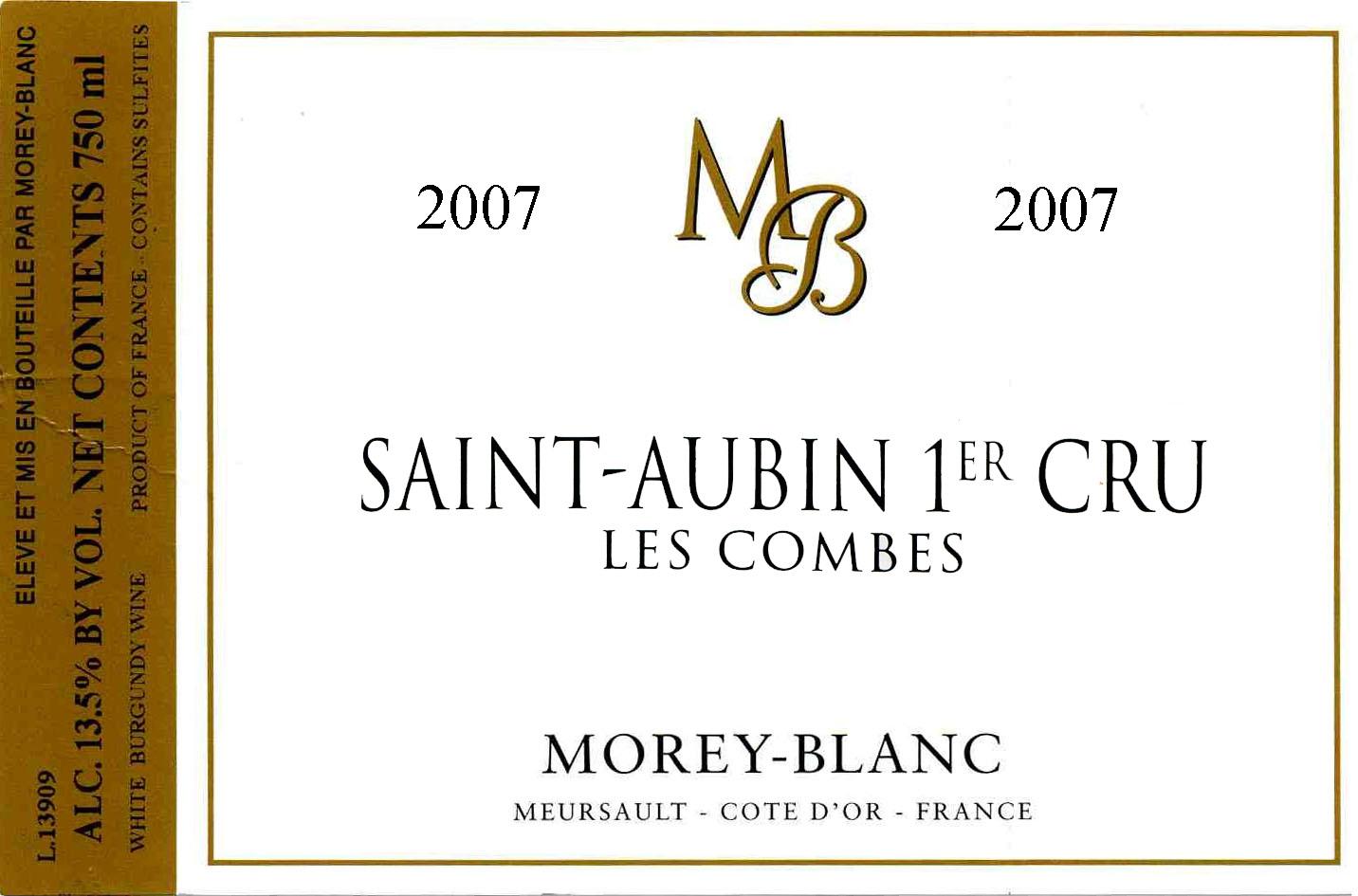 Saint-Aubin 1er Cru Les Combes