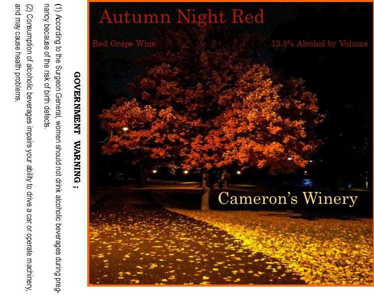 Autumn Night Red