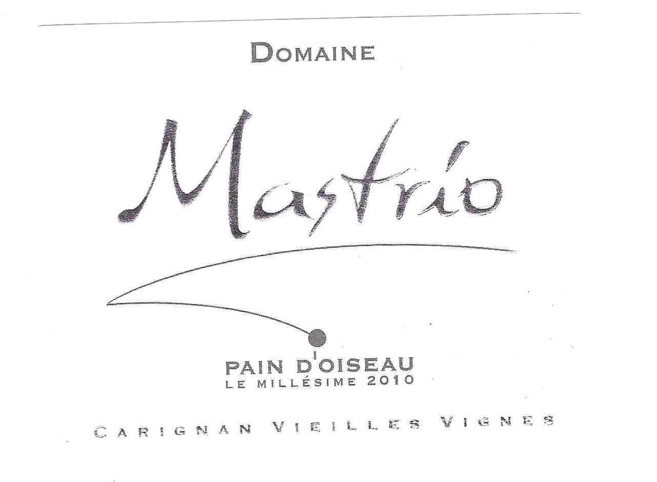 Domaine Mastrio Pain D'oiseau