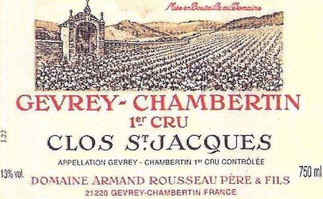 Gevrey - Chambertin 1er Cru Clos Stjacques