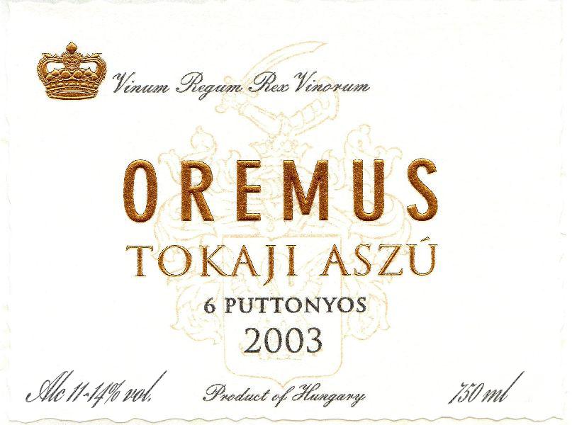 Tokaji Aszú 6 Puttonyos