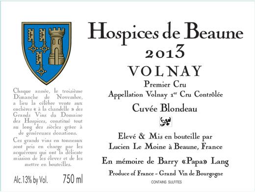 Cuvee Blondeau En Memoire De Barry Lang