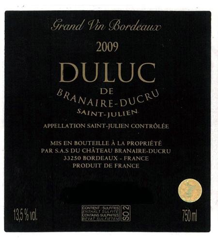 Duluc Branaire - Ducru