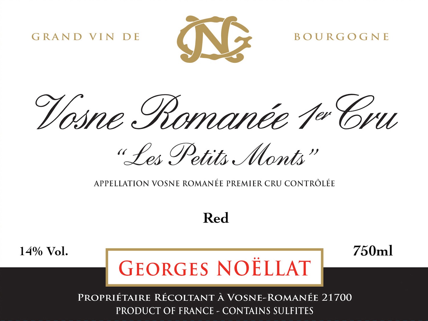 Vosne Romanée 1er Cru Les Petits Monts