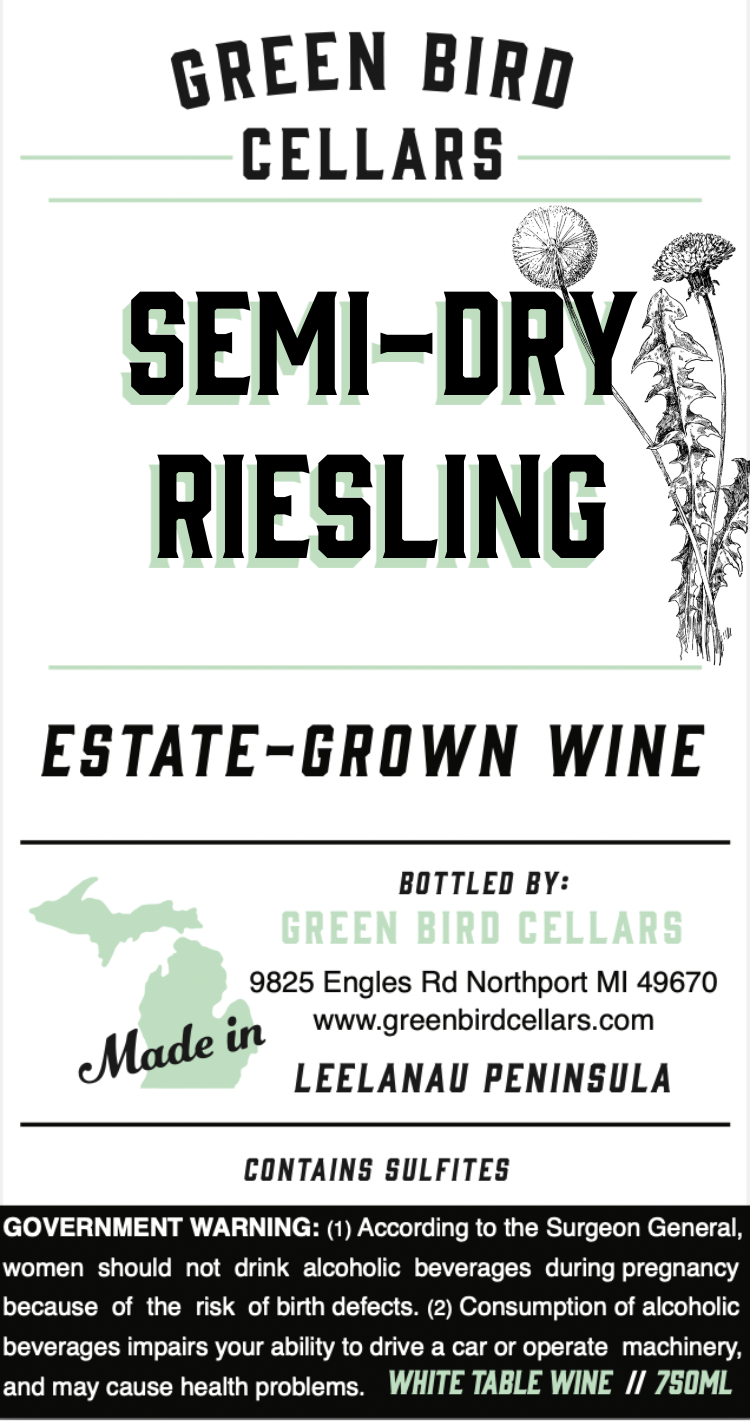 Semi-Dry Riesling