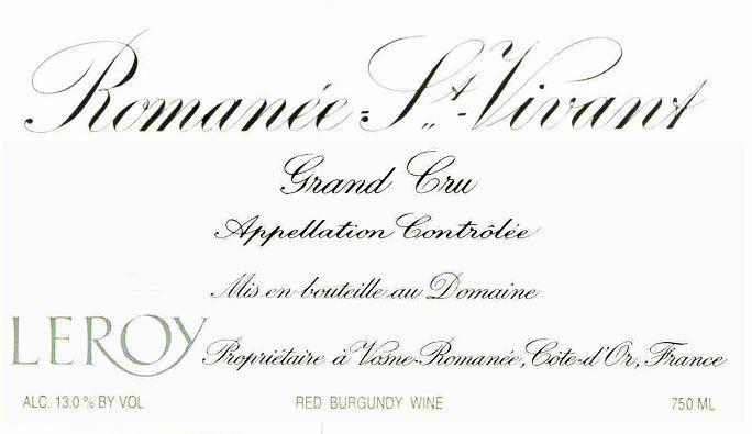 Romanée St. Vivant