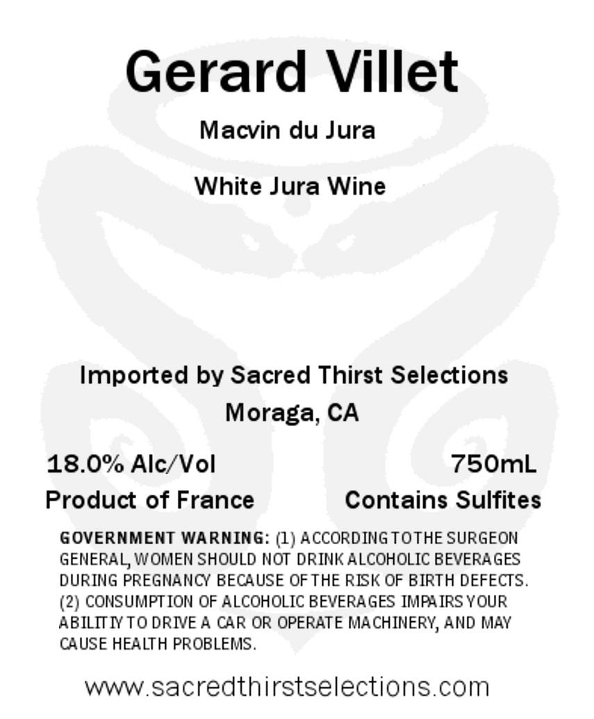 Macvin Du Jura White