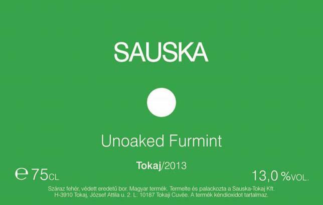 Sauska Unoaked Furmint