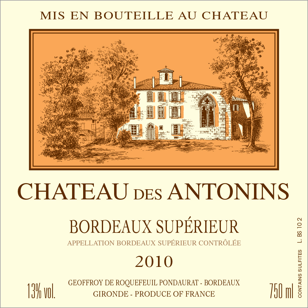 Château Des Antonins Bordeaux Supérieur