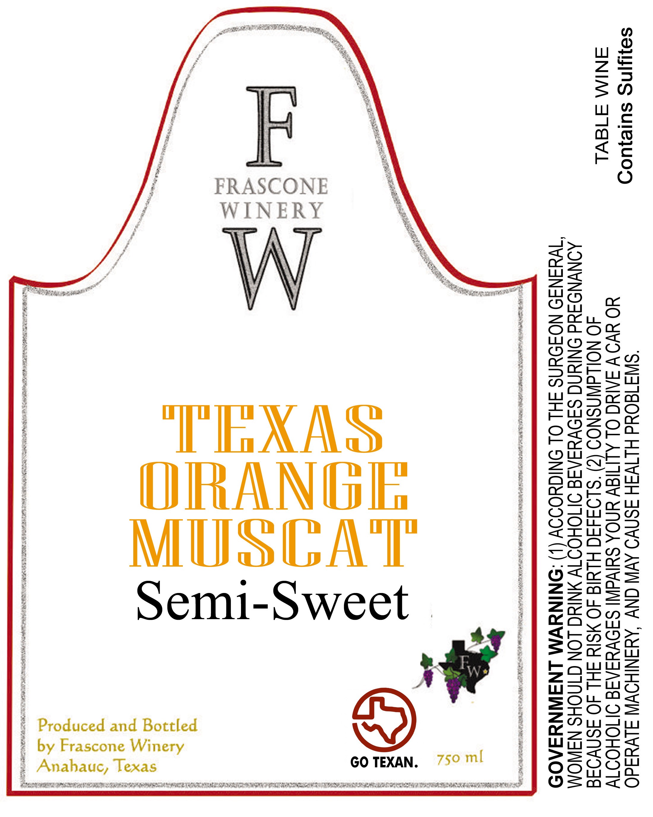 Orange Muscat Semi Sweet
