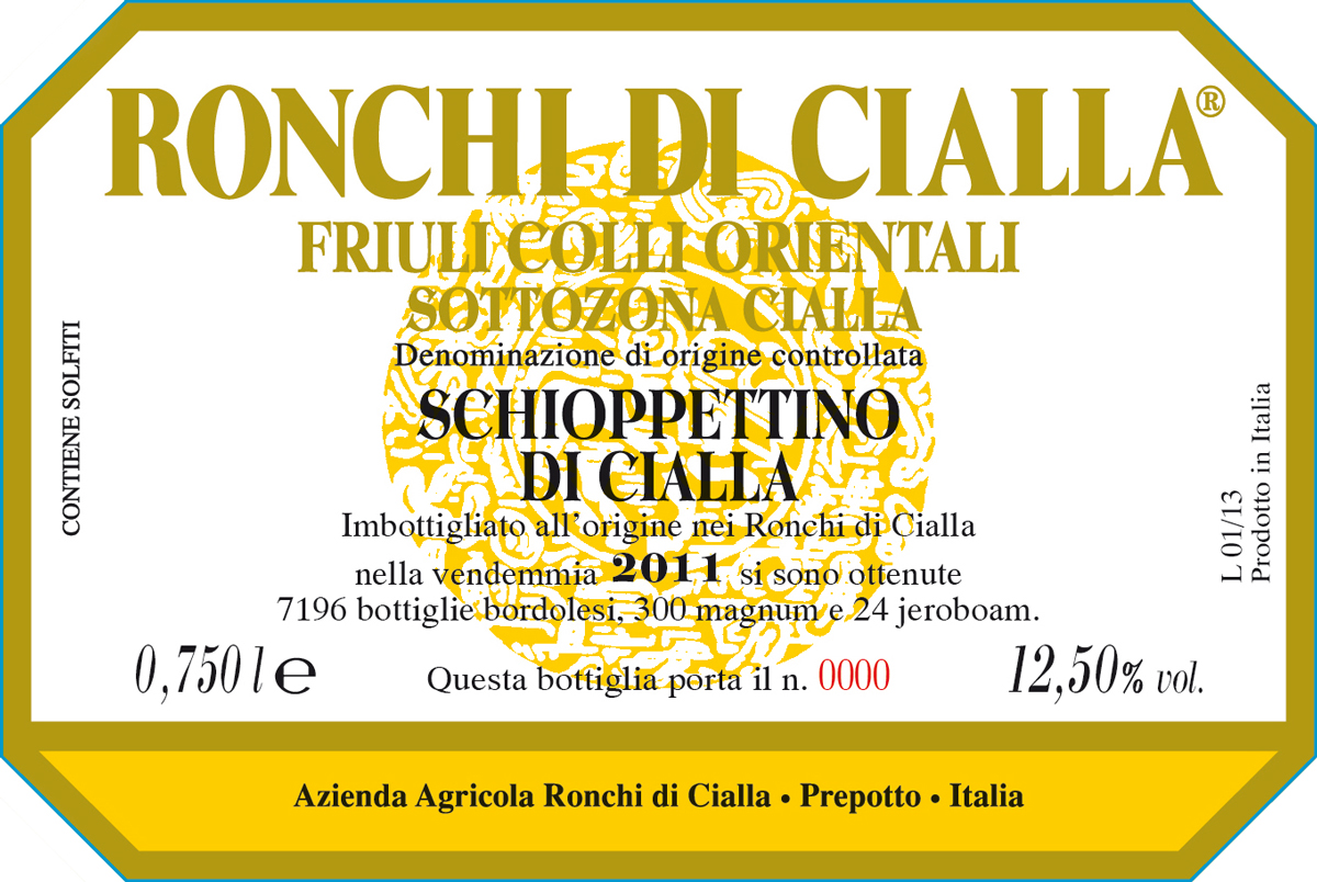 Ronchi Di Cialla Friuli Colli Orientali - Cialla