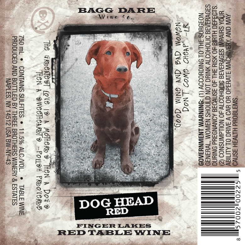 Dog Head Red