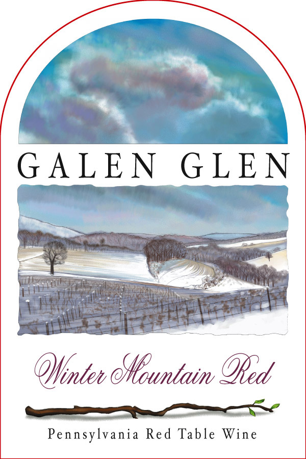 Winter Mountain Red
