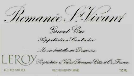 Romanée St. Vivant