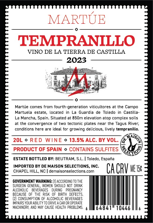 Martúe Tempranillo
