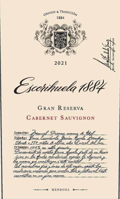 1884 Gran Reserva Cabernet Sauvignon