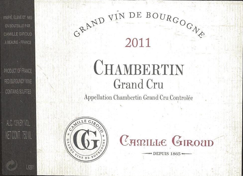 Chambertin Grand Cru
