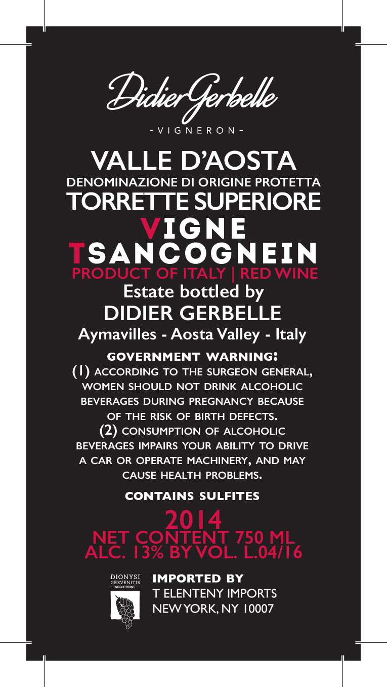 Vigne Tsancognein