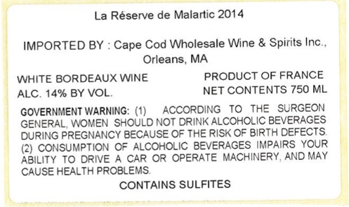 La Réserve De Malartic