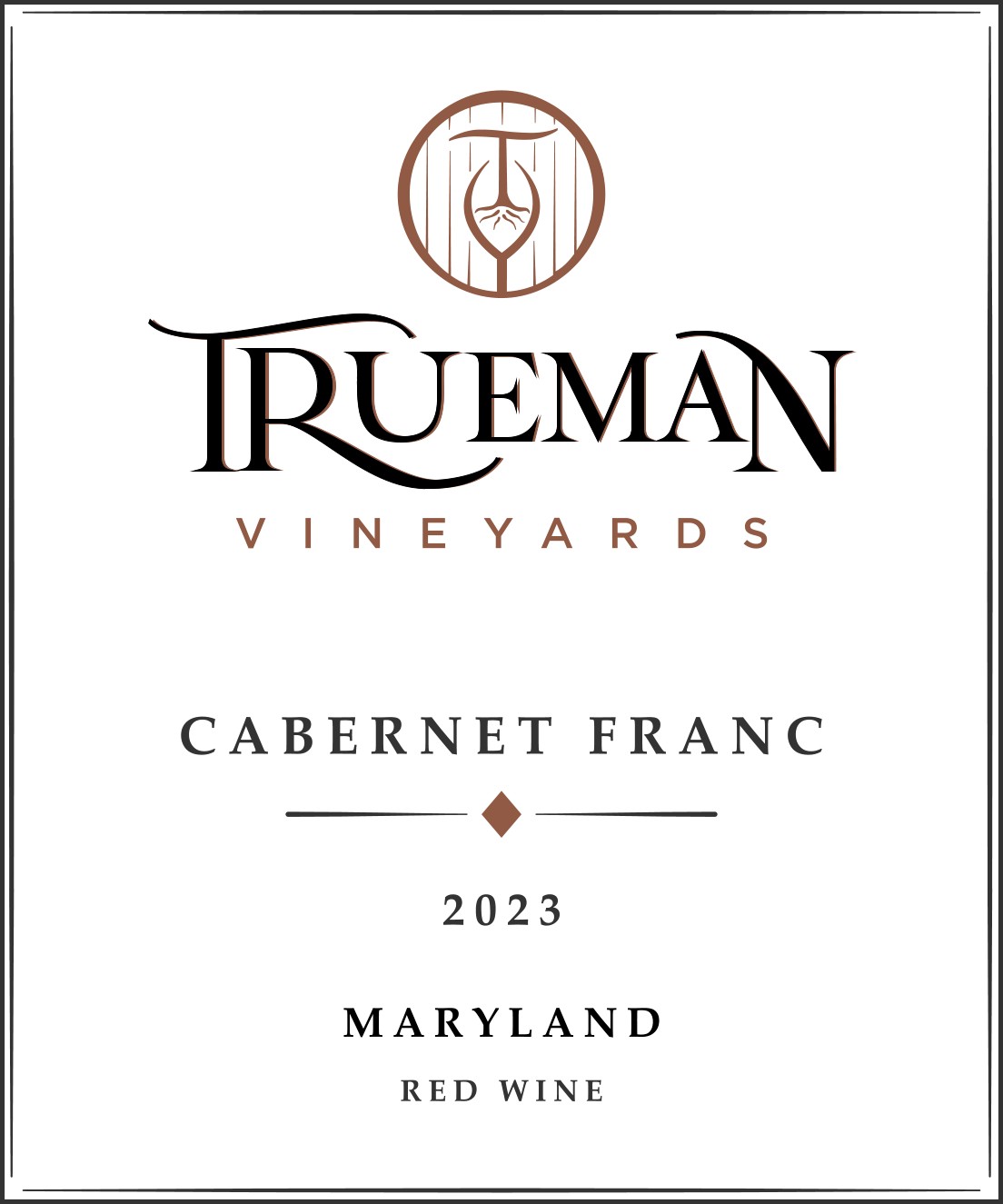 Cabernet Franc Maryland Red Wine