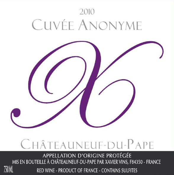 Cuvée Anonyme X