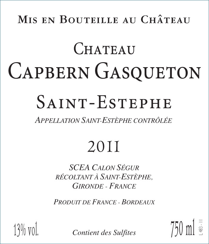 Chateau Capbern Gasqueton
