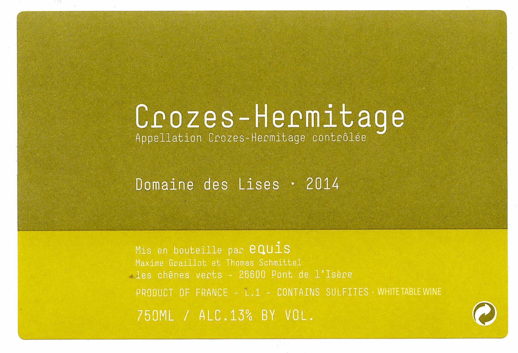 W Crozes - Hermitage