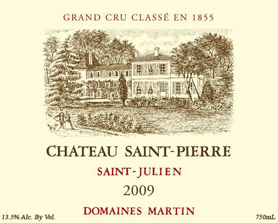 Chateau Saint - Pierre Grand Cru Classé En 1855