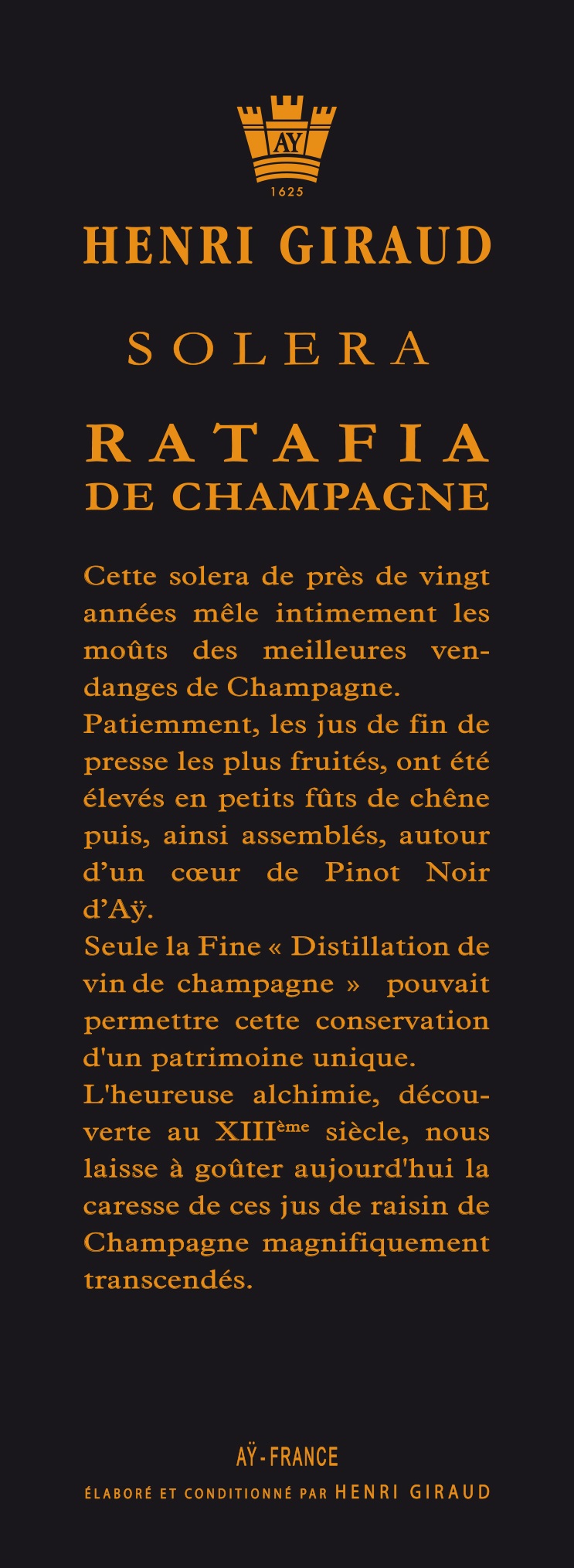 Solera Ratafia de Champagne