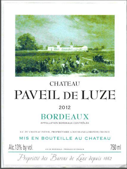 Paveil De Luze Bordeaux White Wine