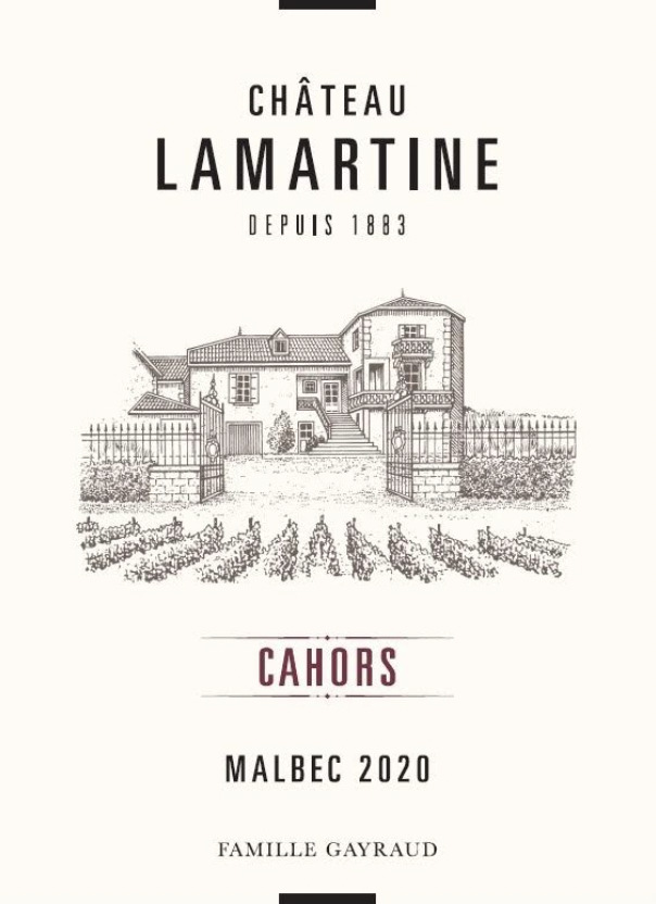 Château Lamartine Cahors Malbec