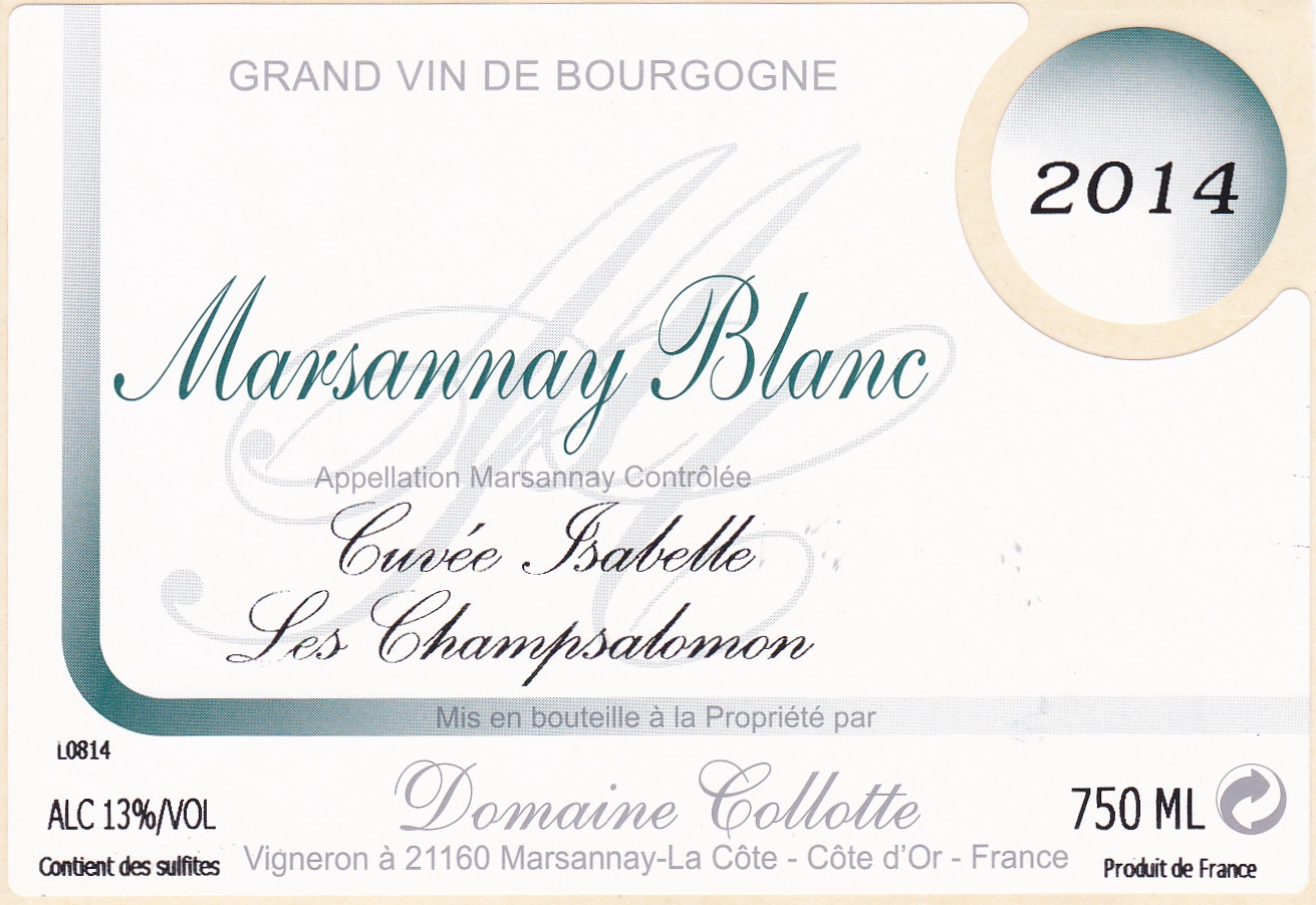 Cuvée Isabelle Les Champsalomon