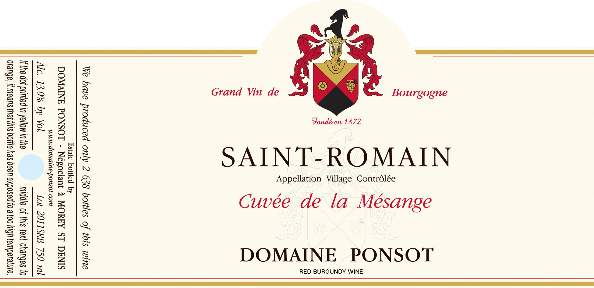 Domaine Ponsot Cuvée De La Mésange