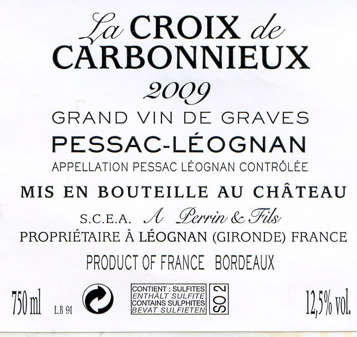 La Croix De Carbonnieux