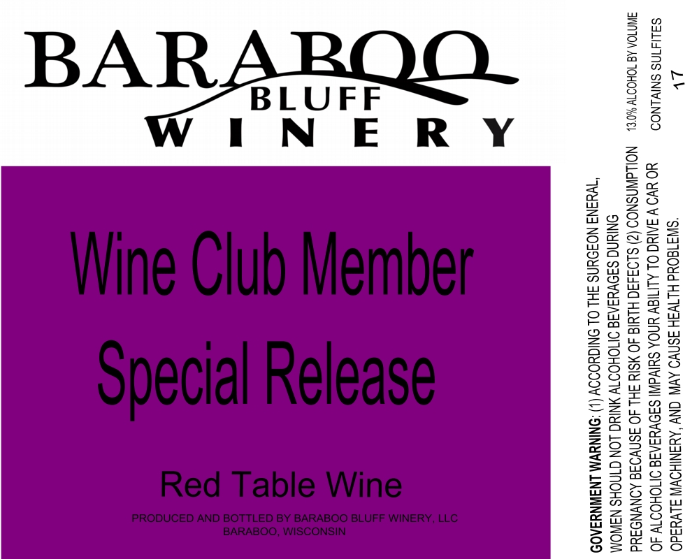 Wine Club Member Special Release